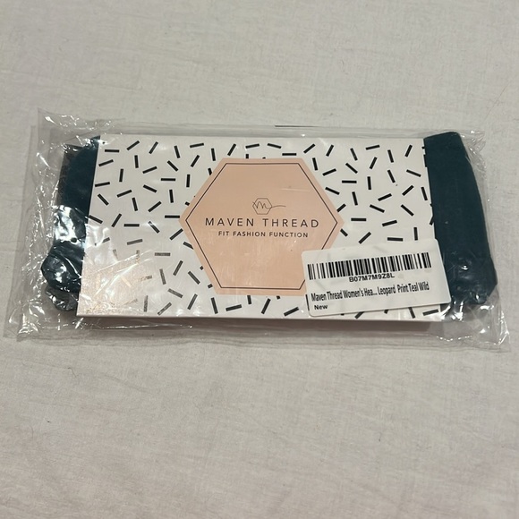 Maven Thread Headband Non Slip Moisture Wicking Soft Stretchy 2PK Bundle - Picture 14 of 16